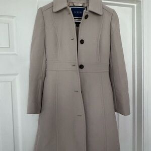 J. Crew Women's Classic Tan Trench Coat